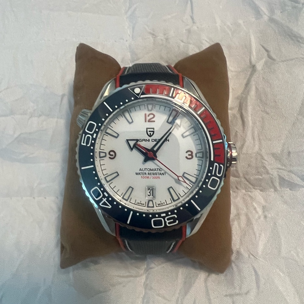 Carnival Men's Automatic Watch - Black and Red